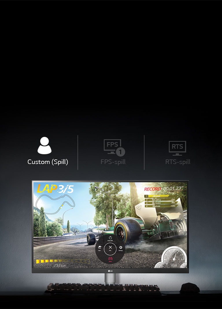 Tilpasset skjerm for ethvert spill2