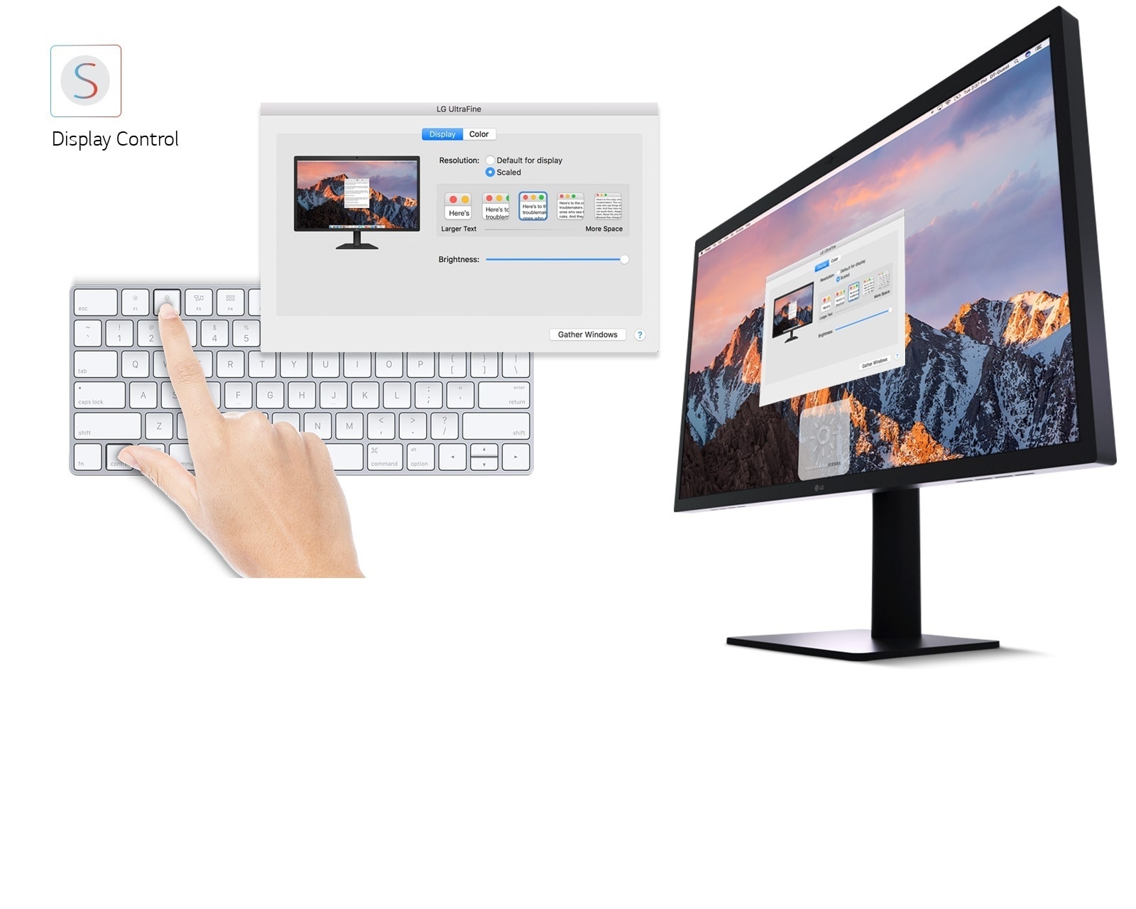 Sømløs skjermkontroll med macOS1
