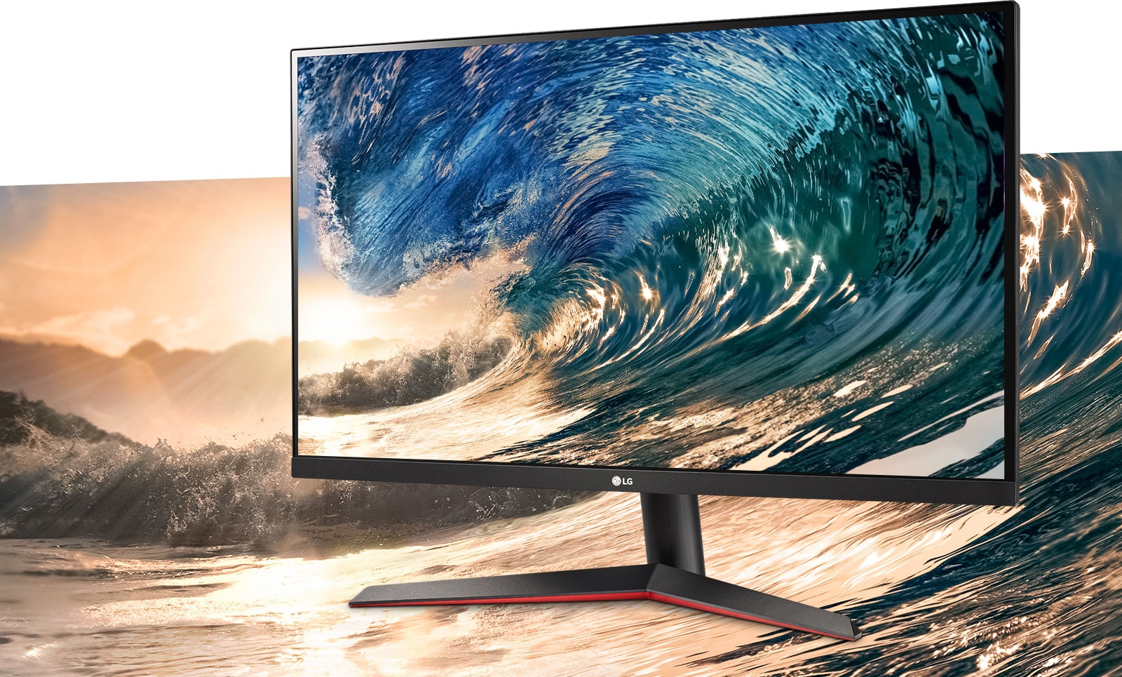 3-sidig design uten ramme