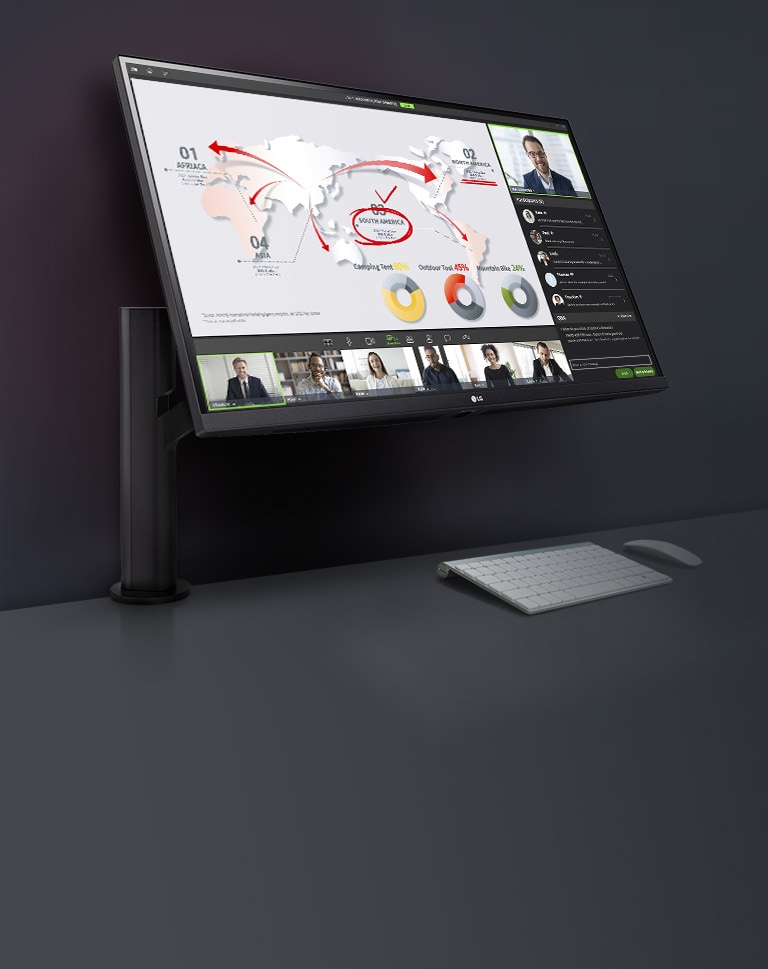 LG QHD Monitor Ergo: Designet rundt deg