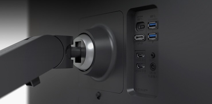 Bruk av ett klikks montering