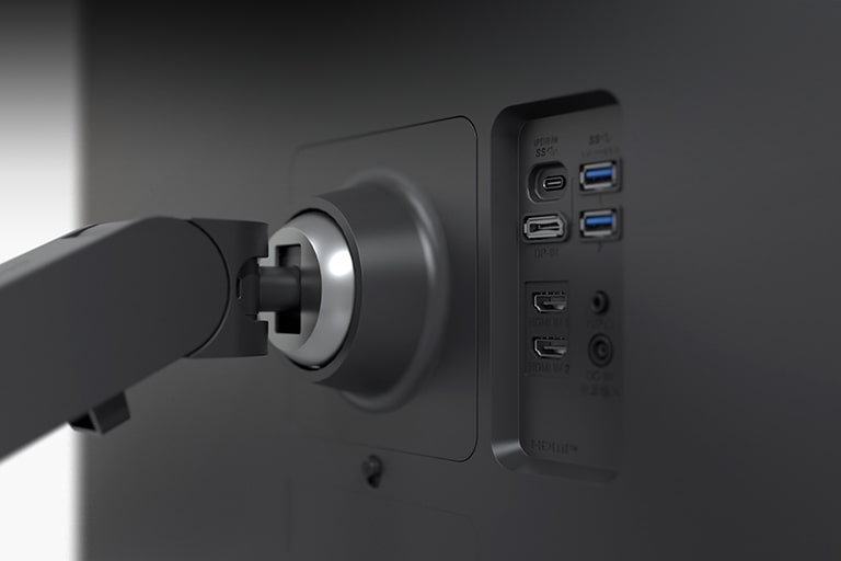 Bruk av ett klikks montering