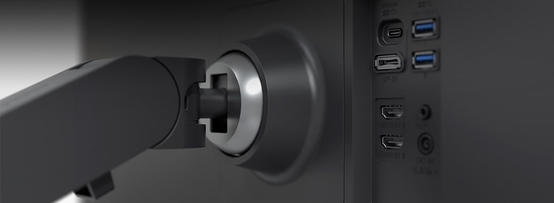 Bruk av ett klikks montering