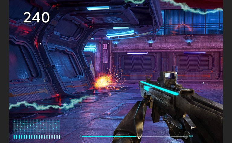 Vis FPS-telleren i et hjørne av skjermen.