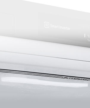 Nærbilde av myk LED-belysning, som effektivt fordeler lyser i hele kjøleskapet.