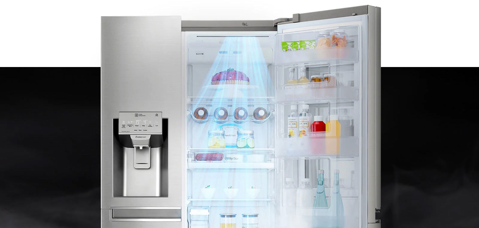 Opp til 32%* raskere kjøling og jevnere kjøling. Overalt