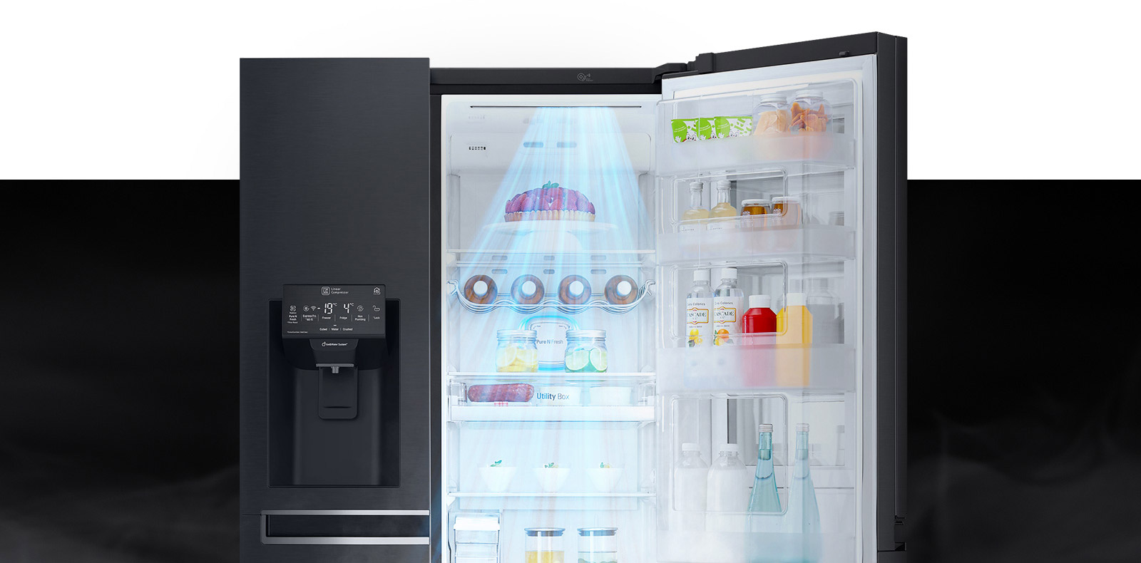 Opp til 32%* raskere kjøling og jevnere kjøling. Overalt1