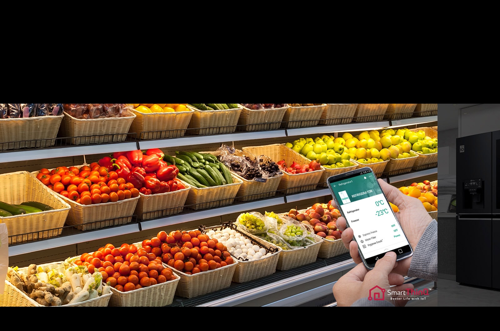 En smart måte å kontrollere kjøleskapet ditt på