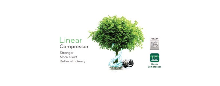 Linear Compressor med 10 års garanti2