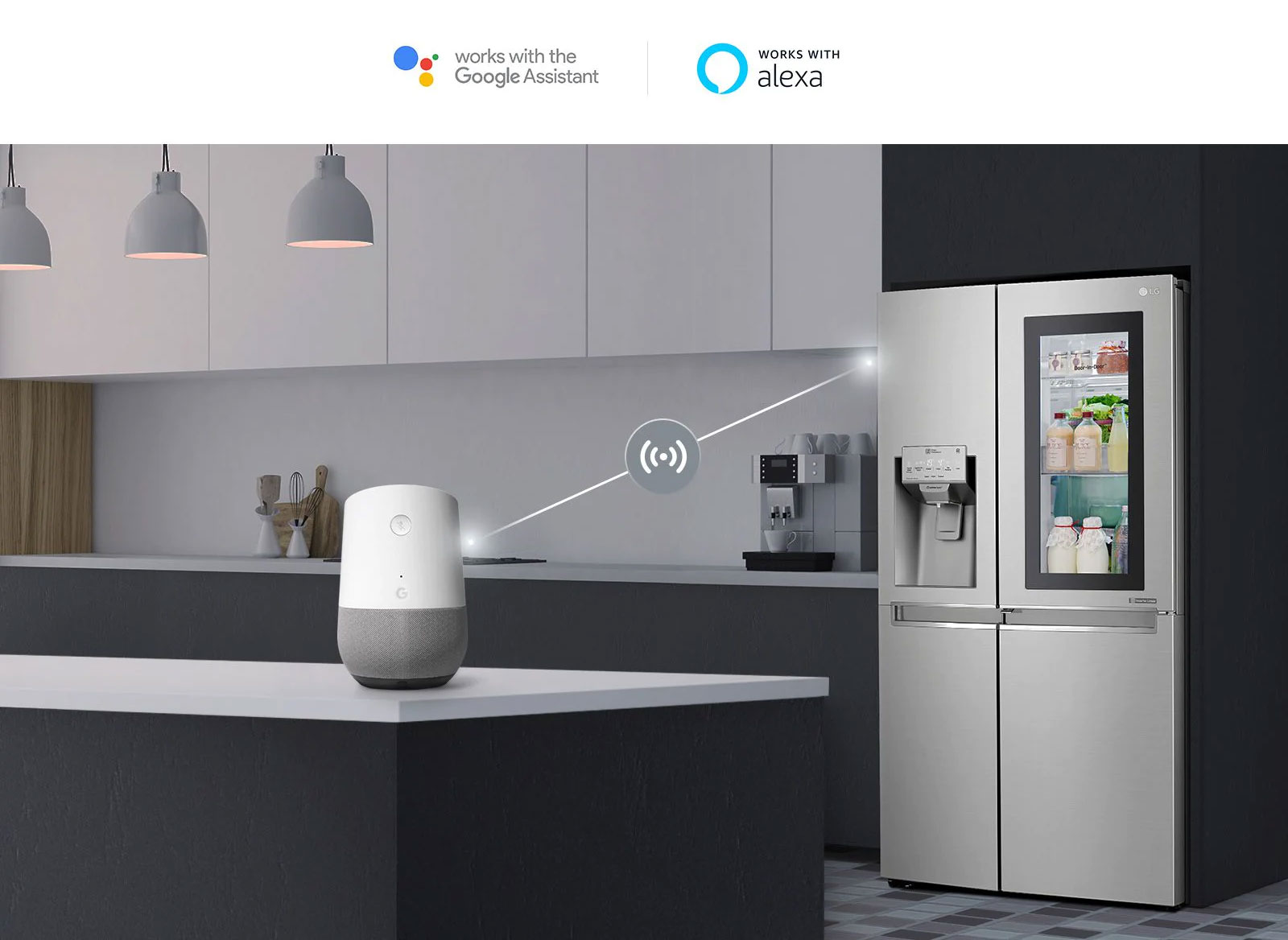 Sjekk nøkkelfunksjonene i kjøleskapet hvor som helst