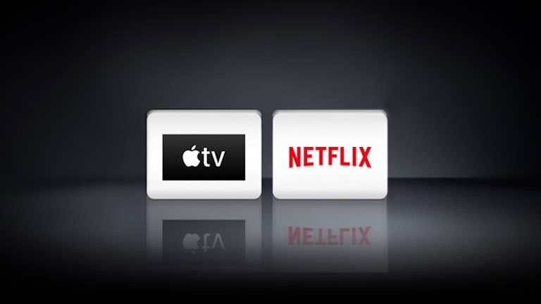 To logoer: Apple TV, Netflix.