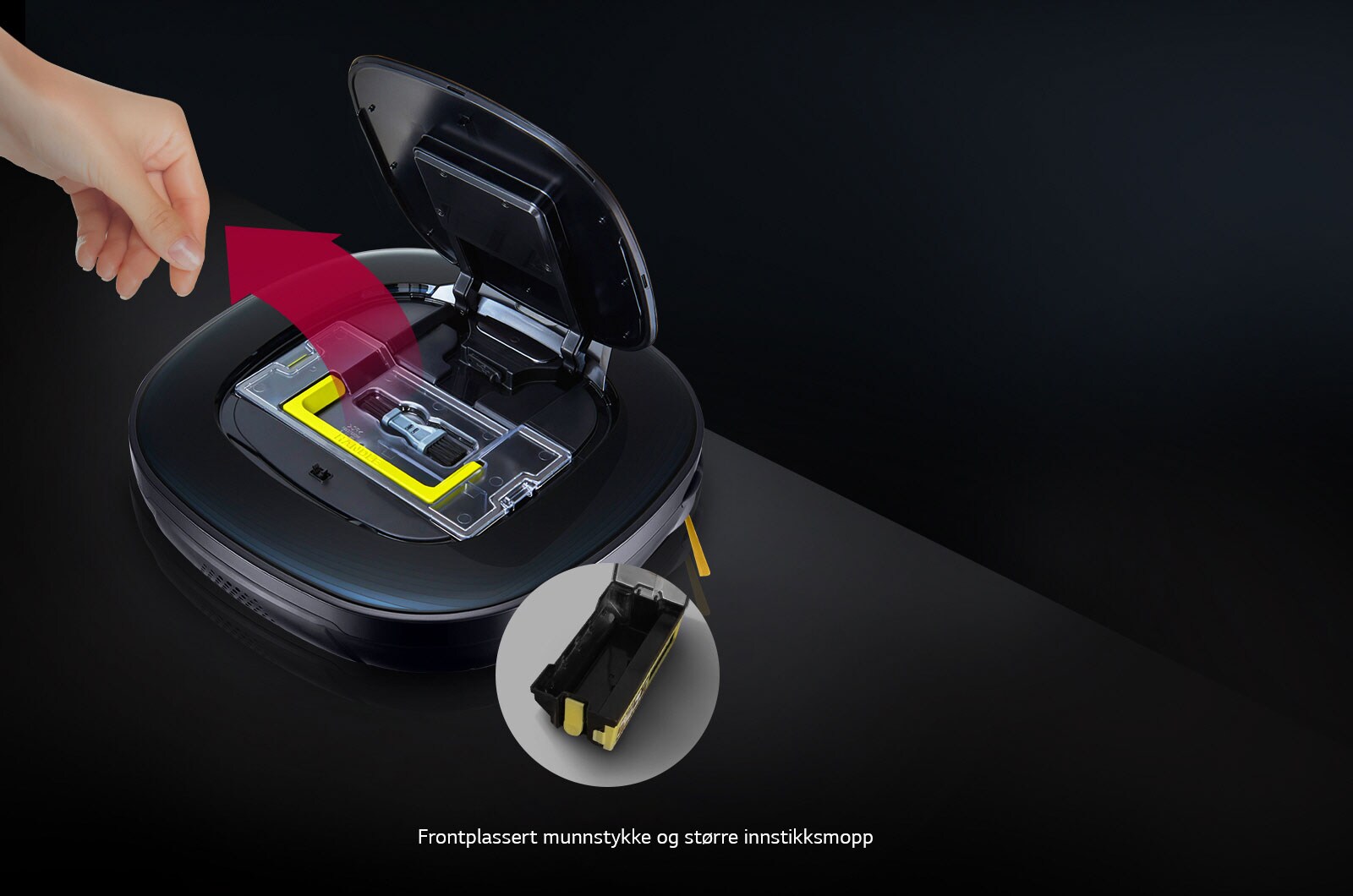 Støvbeholdere som er lette å tømme1