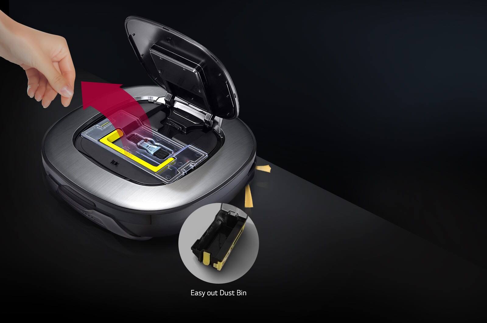 Støvbeholdere som er lette å tømme1