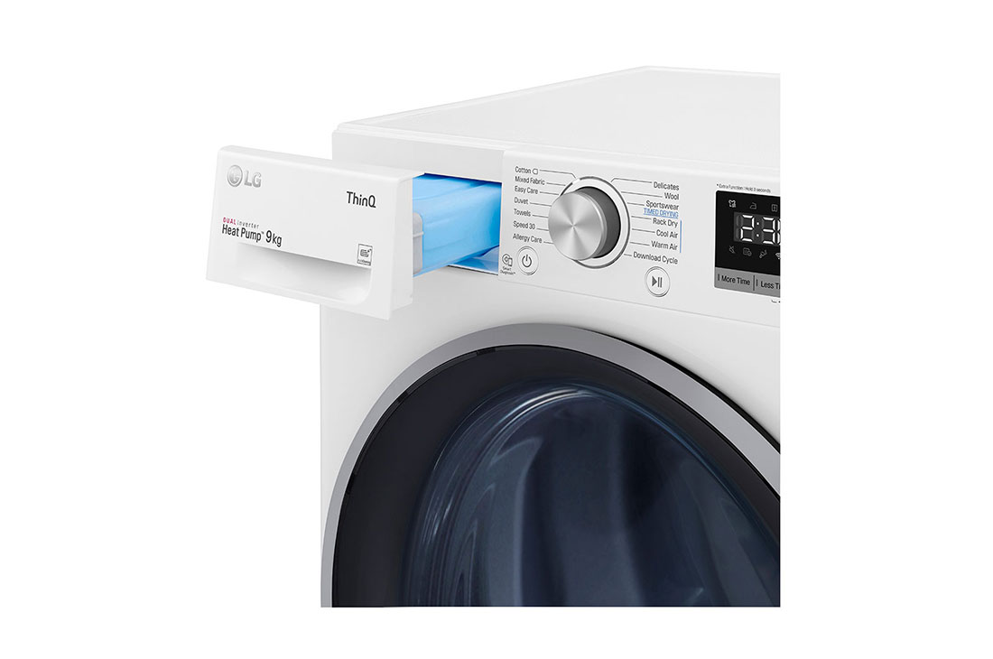 LG 9-kg DUAL Inverter Heat Pump™ Tørketrommel med Eco Hybrid™og Varmepumpeteknologi, F0RV509N1WD, thumbnail 6