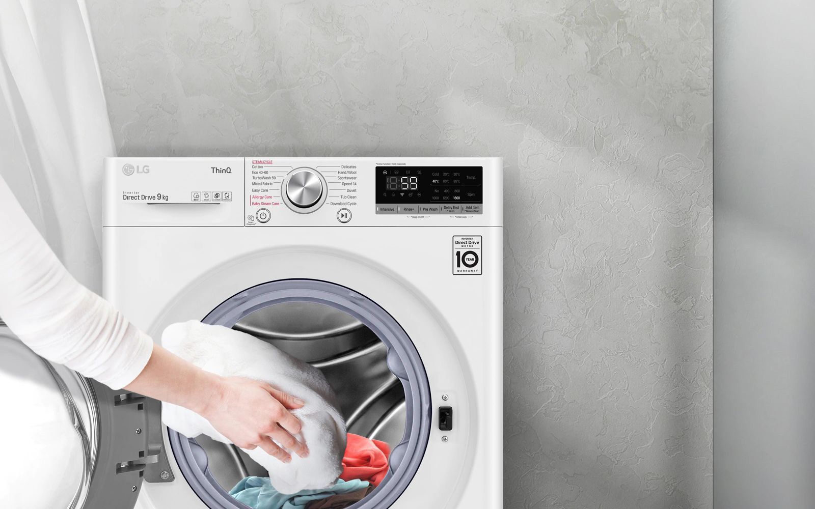 Pause og legge til tøy