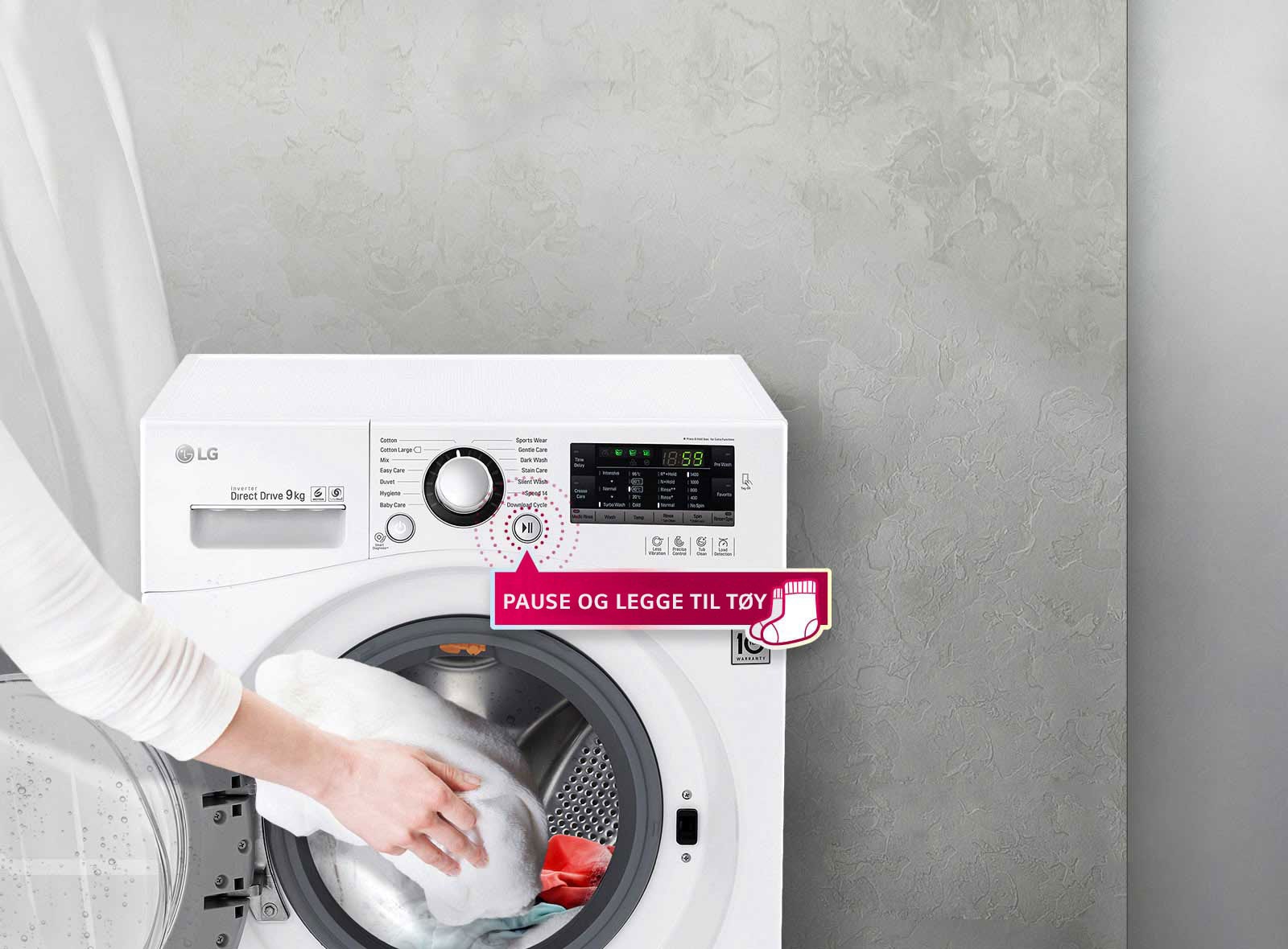 Pause og legge til tøy1