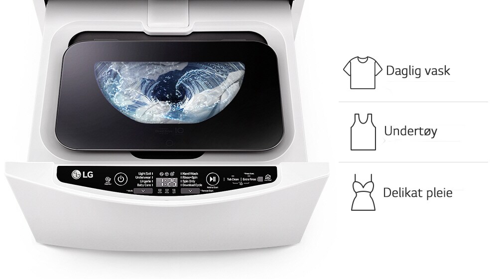 Liten mengde med WaveWash™ <br>2