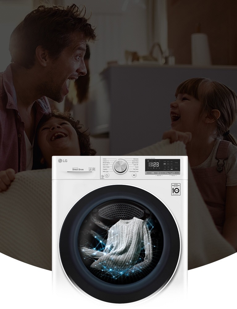 Smartere vask med 18%  mer skånsom behandling2