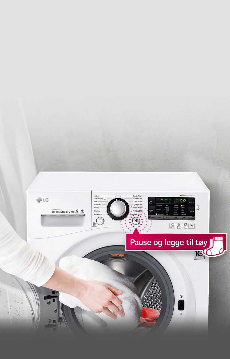 Pausa & Lägg till tvätt