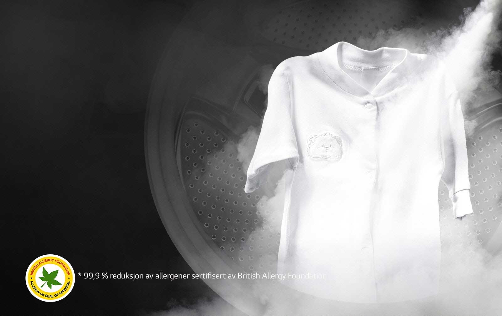 99,9 %  REDUKSJON AV ALLERGENER med True Steam™1