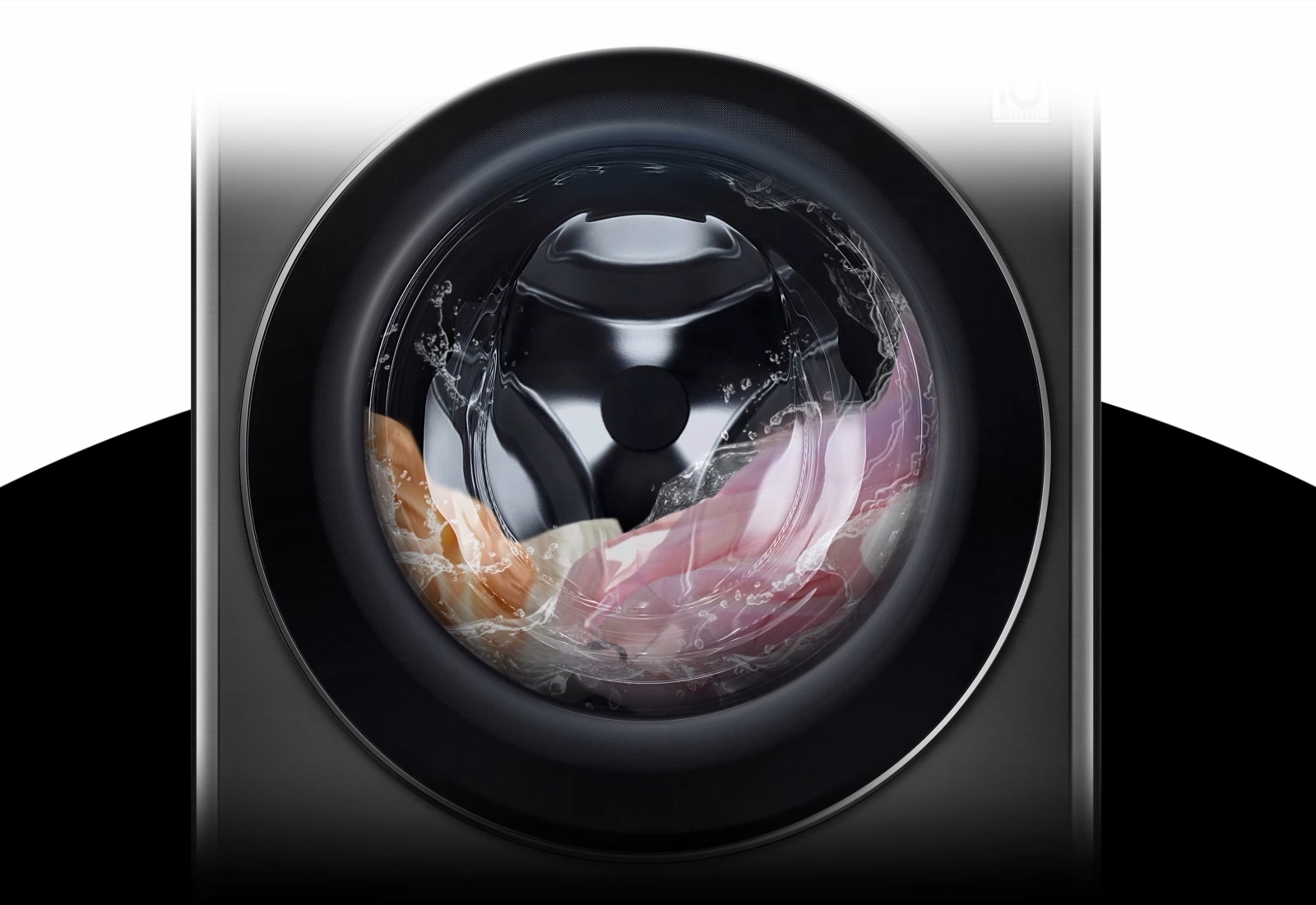 Tøyet vaskes i vaskemaskinen