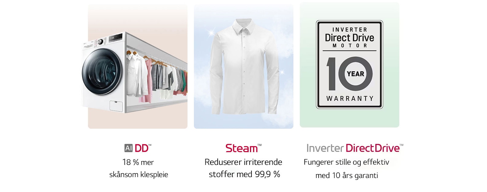Dette er et bilde som oppsummerer produktet i to kategorier.