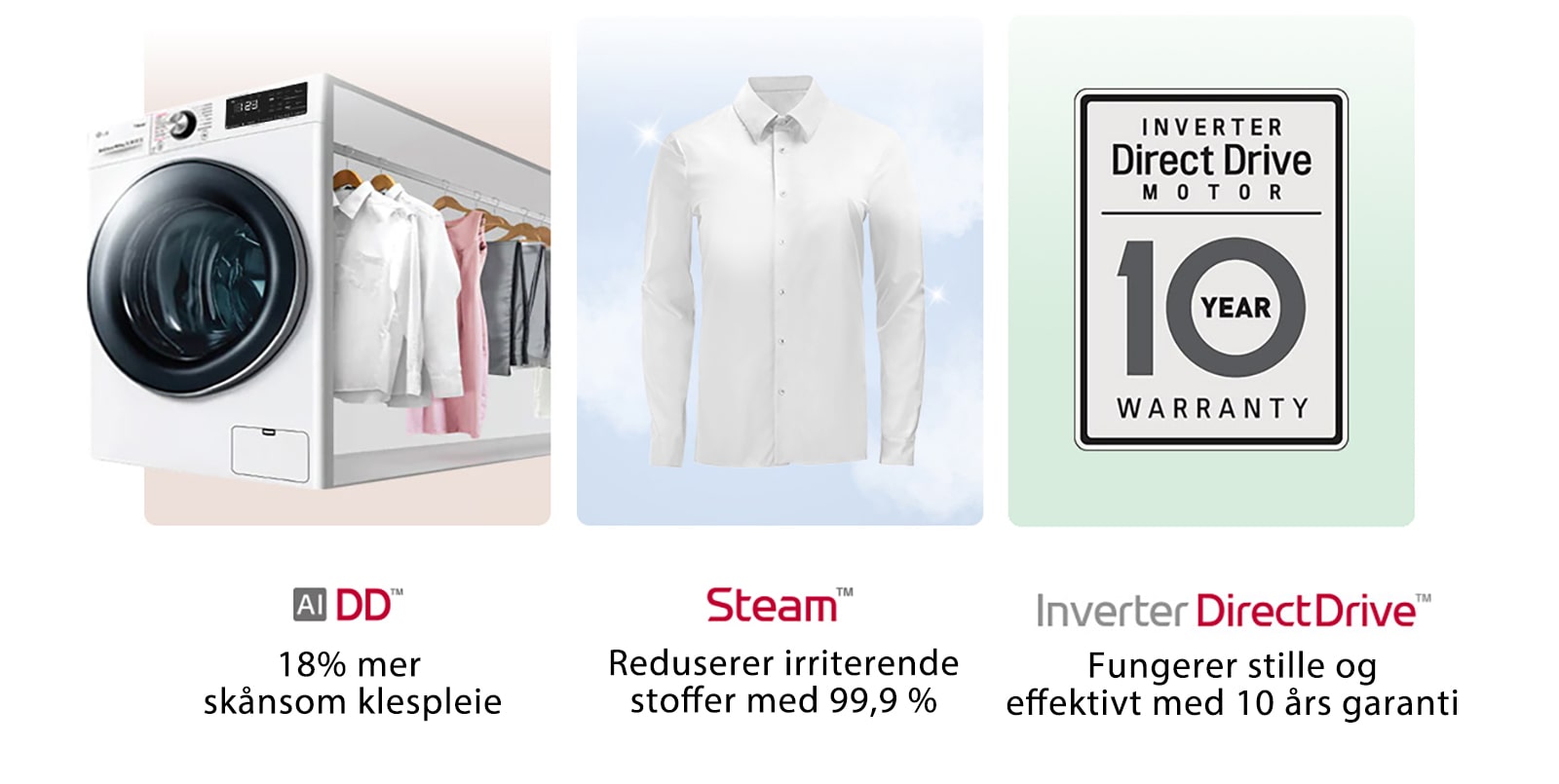 Dette er et bilde som oppsummerer produktet i to kategorier.