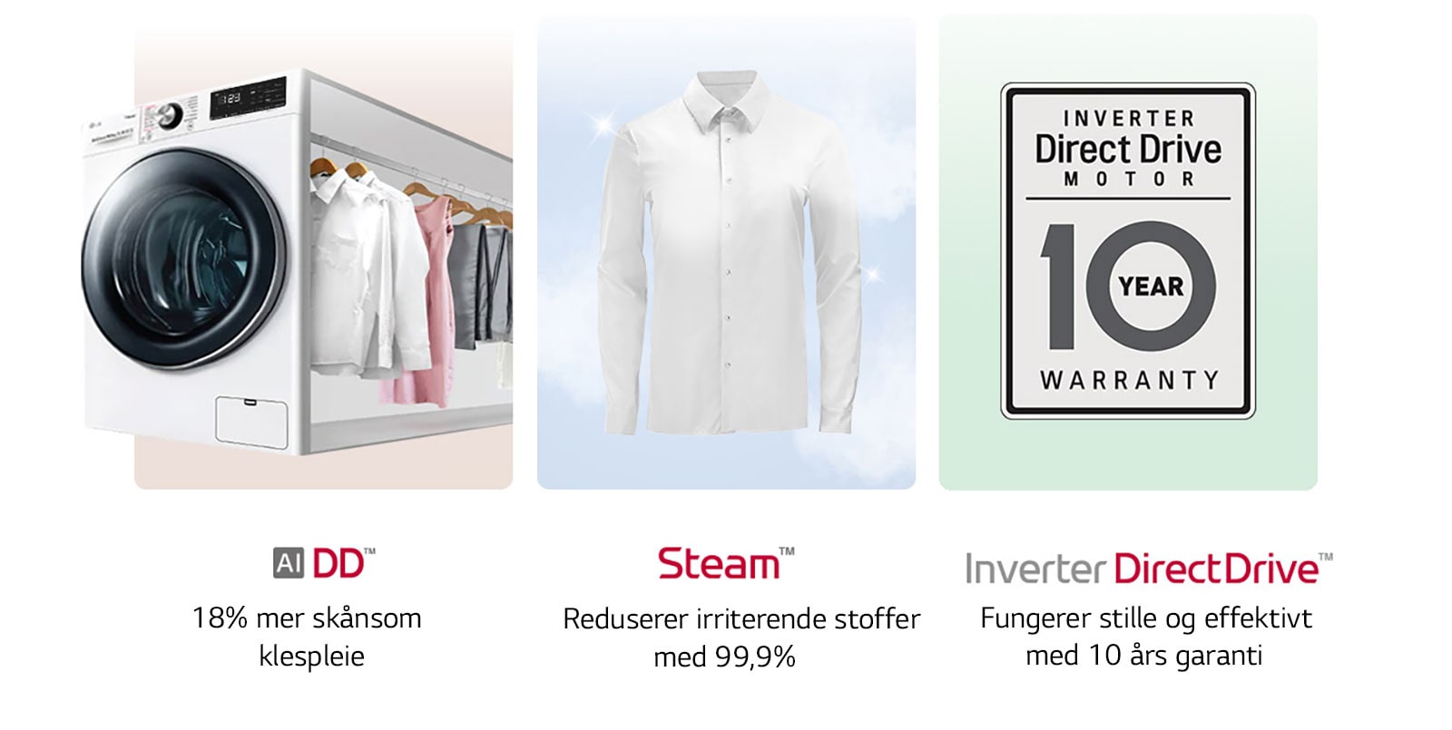 Dette er et bilde som oppsummerer produktet i to kategorier.