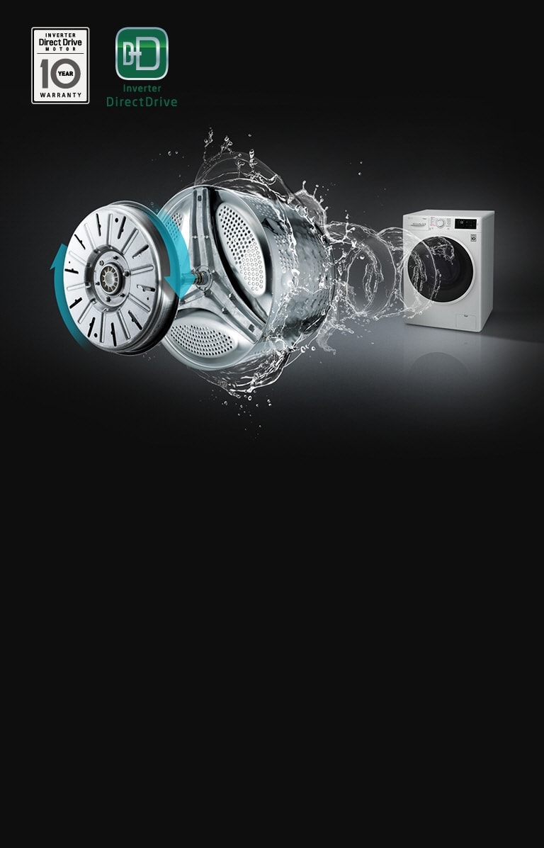 Den direktedrevne motoren i våre vaskemaskiner er holdbar, pålitelig og svært stillegående. Færre deler i bevegelse, mindre vibrasjon, mindre slitasje. Siden vi vet at de er én av de beste vaskemaskinmotorer på markedet, har vi 10 års motorgaranti på alle vaskemaskinene våre.