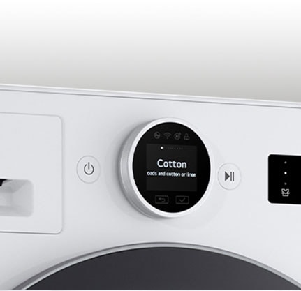 Den viser vaskemaskinen i detalj.