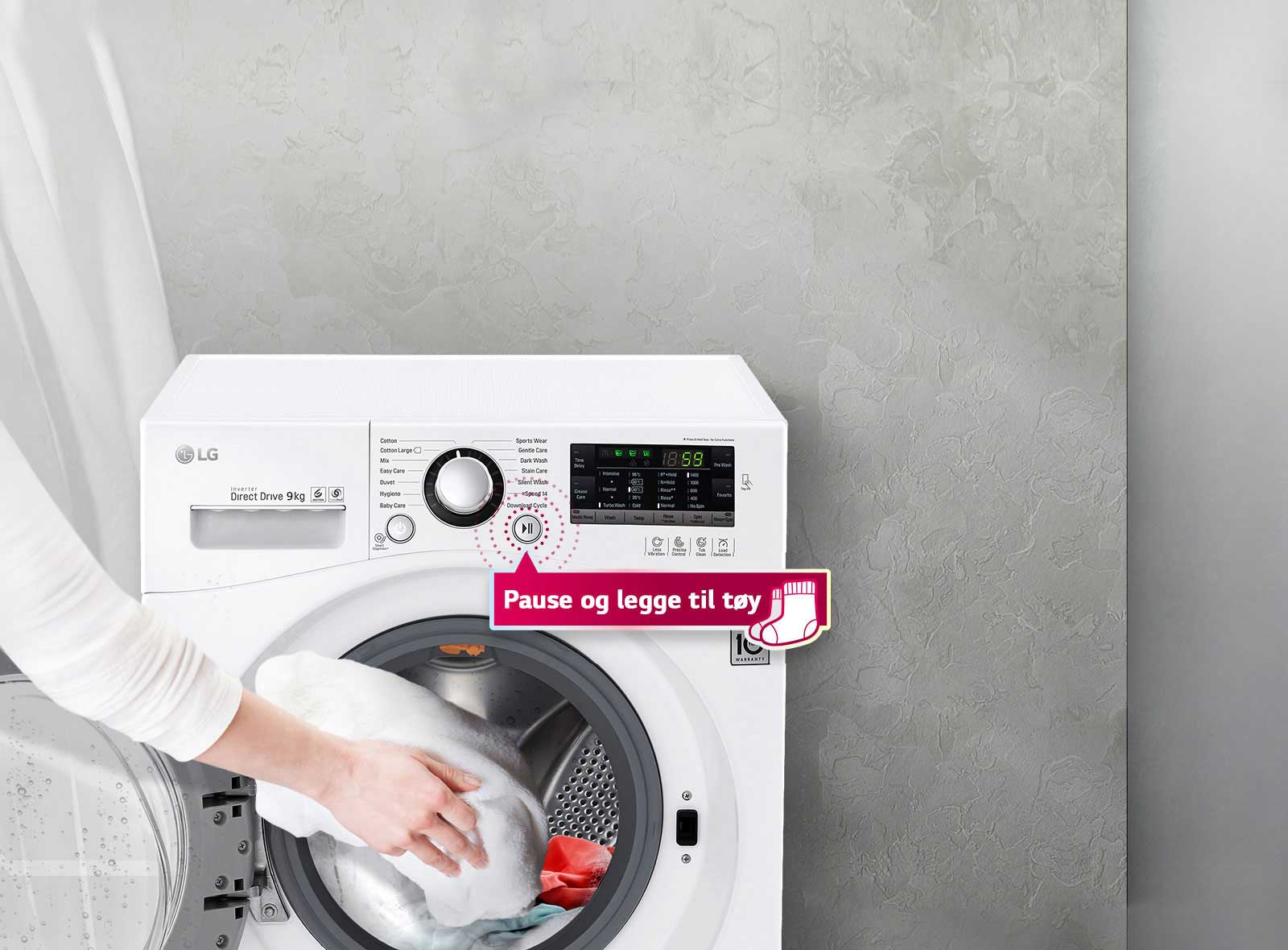 Pause og legge til tøy1