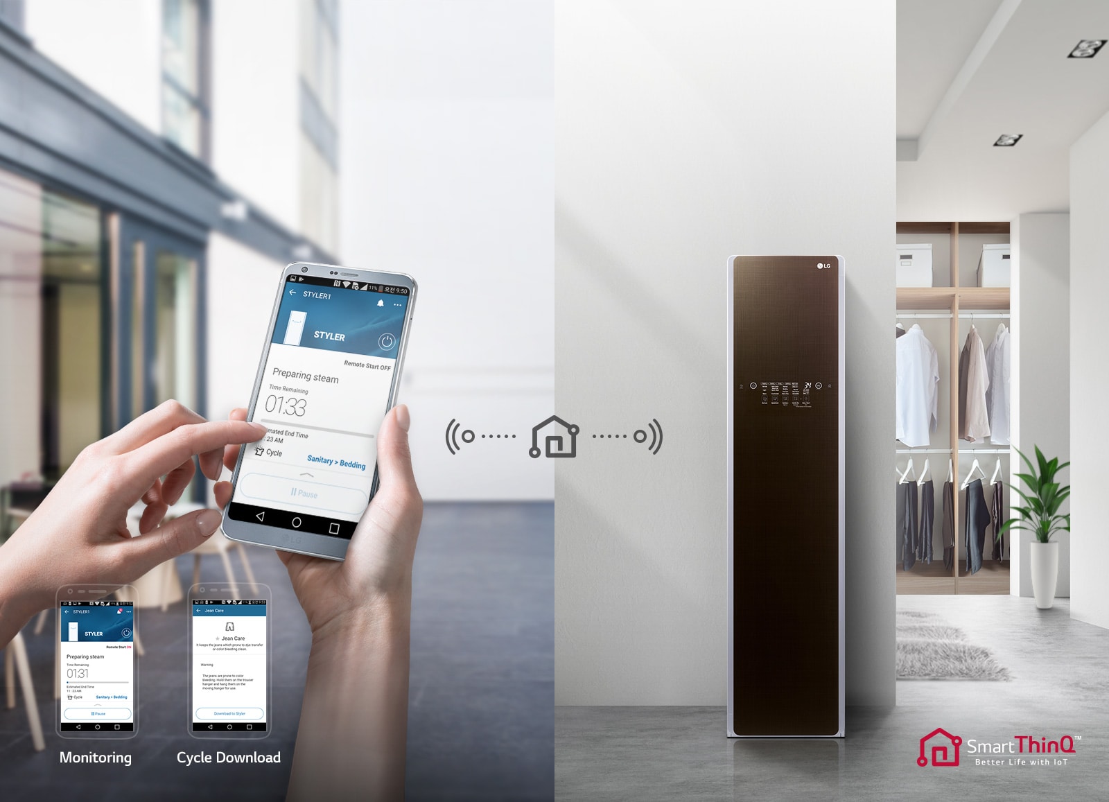 SmartThinQ™ med Wi-Fi<br>1