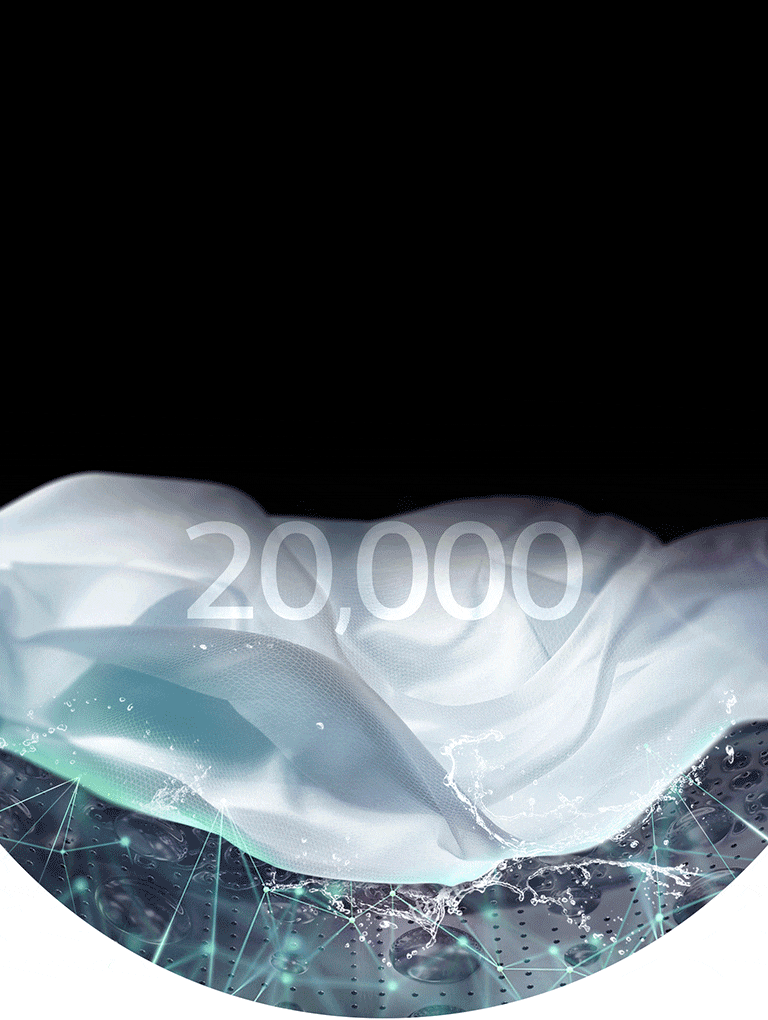 Smartere vask med 18% mer skånsom behandling2