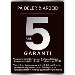 5 års garanti