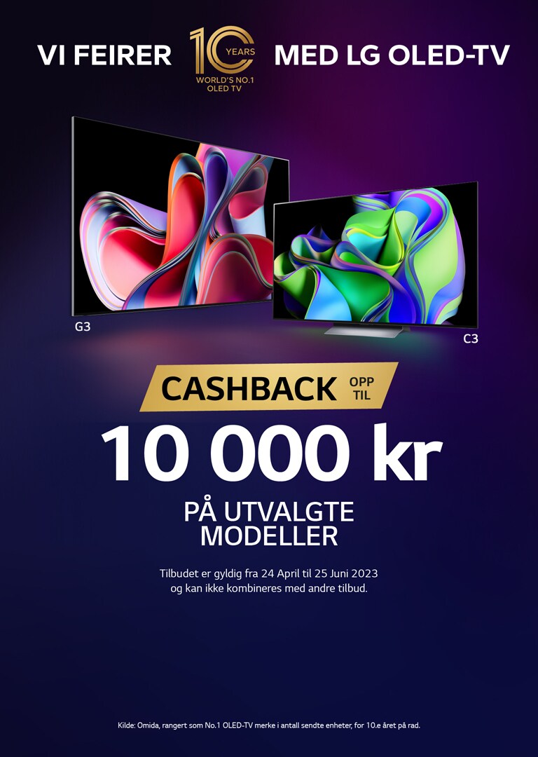 Et bilde av en ung gutt som sitter på gulvet foran en 97-tommers LG OLED G2. Han ser forbauset på den hyperrealistiske dinosaurfilmen på storskjerm.