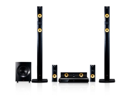 LG 9,1-kanals hjemmekinosystem med trådløse bakhøyttalere. Kraftige 1460 W høyttalere med aramidmembran. Ekstra SMART Blu-ray med nettleser, Wi-Fi, DLNA, Private Sound, 4K oppskalering og 3D-støtte. 5 sekunders oppstart. Tallboy fronthøyttalere., BH9430PWN