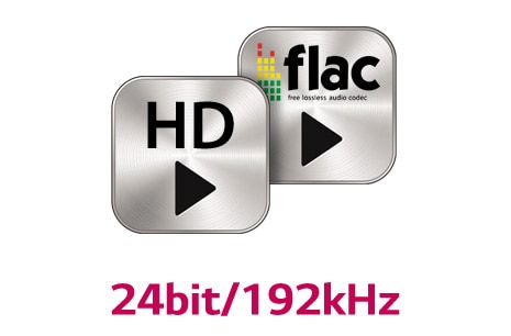 Avspilling av musikkfiler i HD