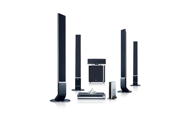 LG 5.1 DVD hjemmekinosystem, HT902TBW, thumbnail 1