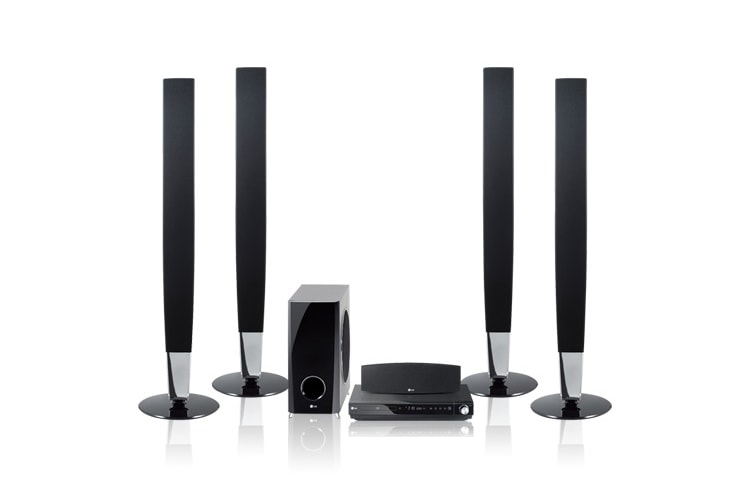 LG 5.1 DVD hjemmekinosystem med høye høyttalere, HT903TA, thumbnail 1