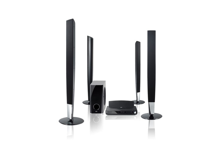 LG 5.1 DVD hjemmekinosystem med høye høyttalere, HT903TA, thumbnail 2