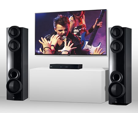 LG 3D Blu-ray™/ DVD-hjemmekinosystem, LHB675