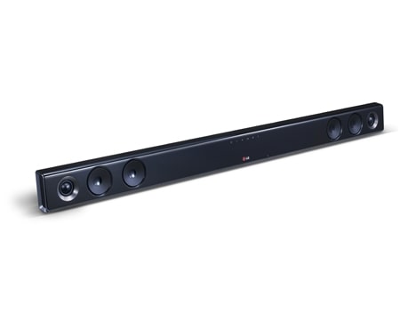 LG Kraftig 300 W 2,1-kanals lydplanke med Bluetooth-tilkobling og trådløs subwoofer. Kan monteres på vegg. , NB3530AN