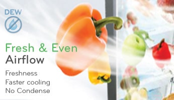 Aktiv kjøling med Fresh & Even Air Flow