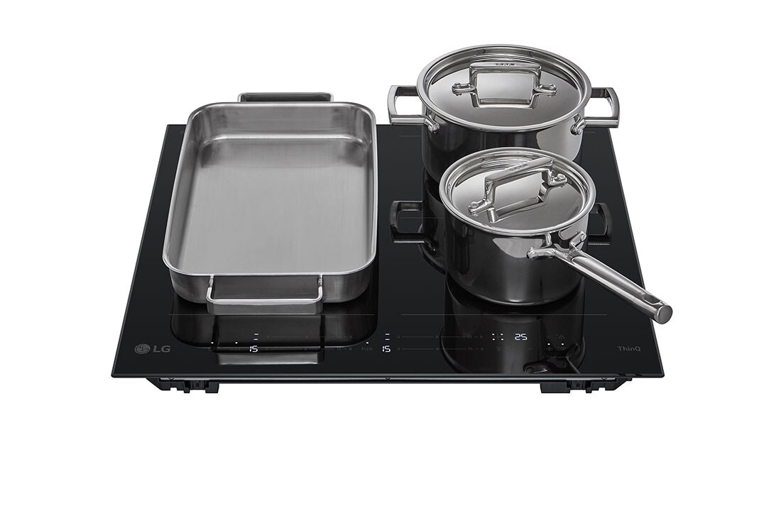 LG Induksjonstopp 59 cm med to Flex-soner og Boost-funksjon, Induksjonstopp 59 cm med to Flex-soner og Boost-funksjon, CBIZ2437B, thumbnail 3