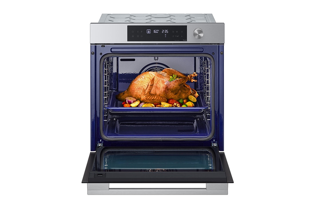 LG 76L A+, innebygd ovn i rustfritt stål med InstaView™ og 10min EasyClean , WSED7612S, thumbnail 4