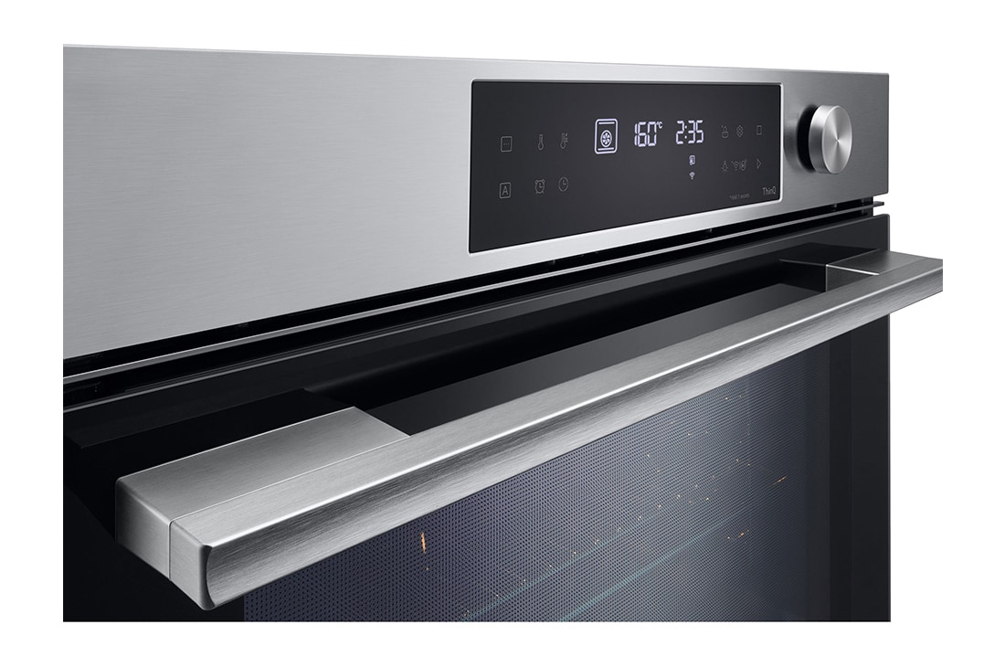 LG 76L A+, innebygd ovn i rustfritt stål med InstaView™ og 10min EasyClean , WSED7612S, thumbnail 7