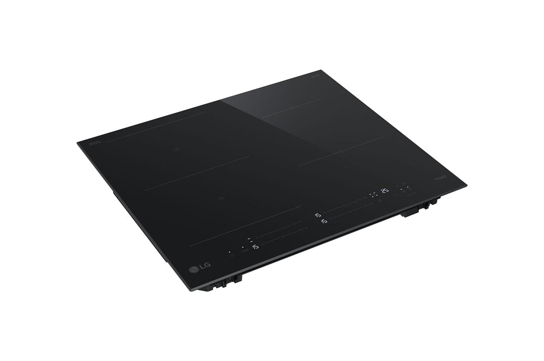 LG Induksjonstopp 59 cm med én Flex-sone, to vanlige soner og Boost-funksjon, left side display on , CBIZ2435B, thumbnail 8
