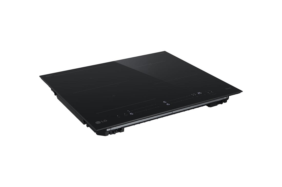 LG Induksjonstopp 59 cm med én Flex-sone, to vanlige soner og Boost-funksjon, -15 degree side view, CBIZ2435B, thumbnail 14