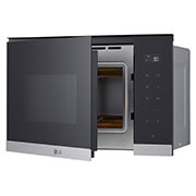 LG 25L innebygd mikrobølgeovn i rustfritt stål med automatisk tilberedning og grill, 900W, Top_Perspective, MG7Z2593D, thumbnail 6