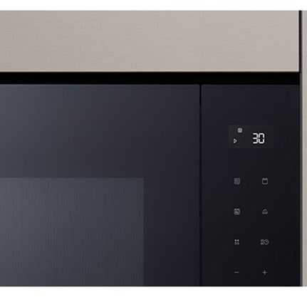 Το πάνελ ελέγχου αφής του Ενσωματωμένου φούρνου μικροκυμάτων και η χρήση του.